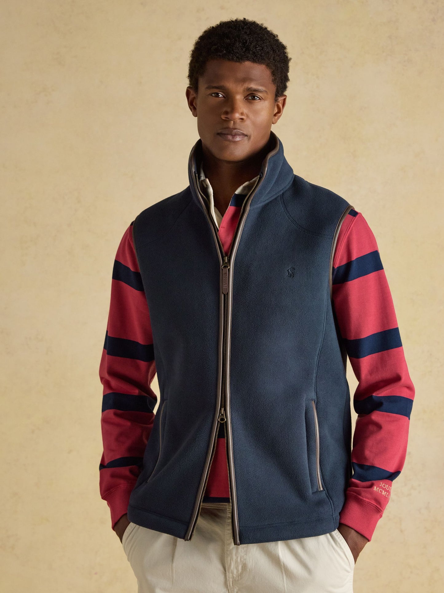 Heritage Fleece Navy Gilet
