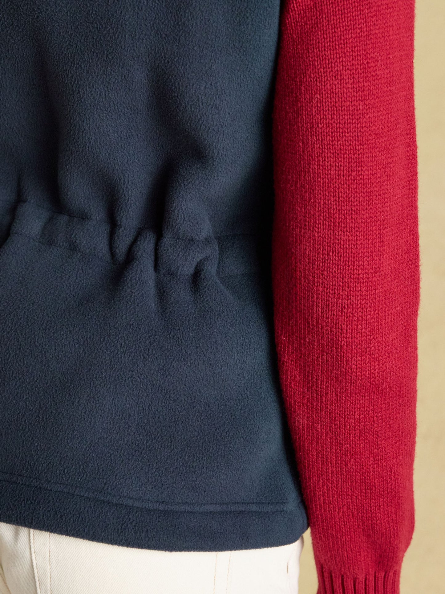 Heritage Navy Blue Regular Fleece Gilet