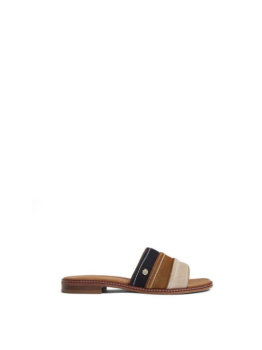 Santorini Tri-Colour Mules