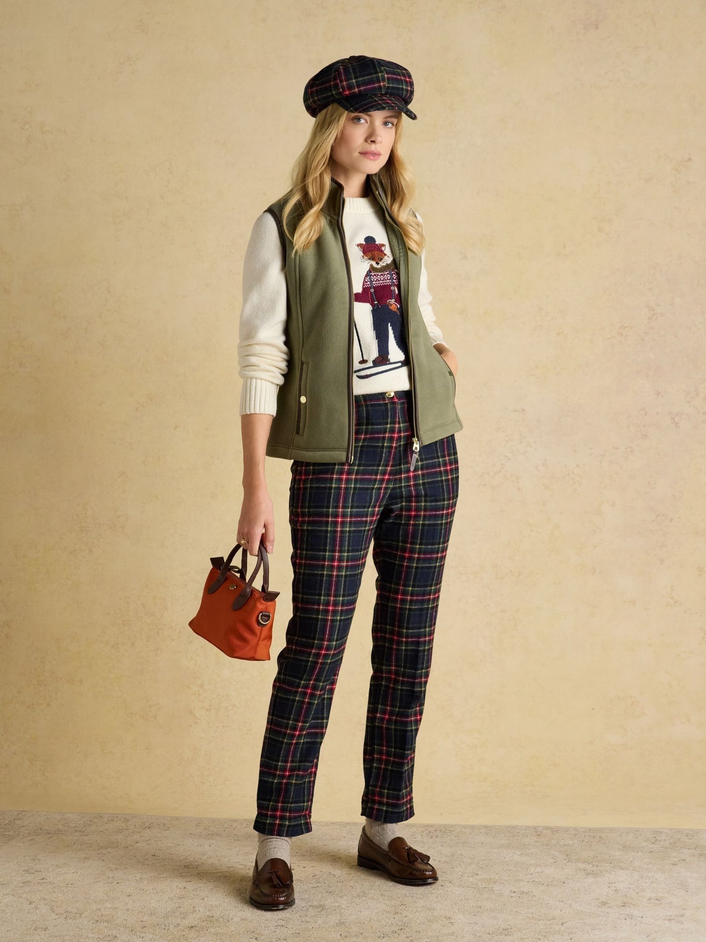 Heritage Light Green Regular Fleece Gilet