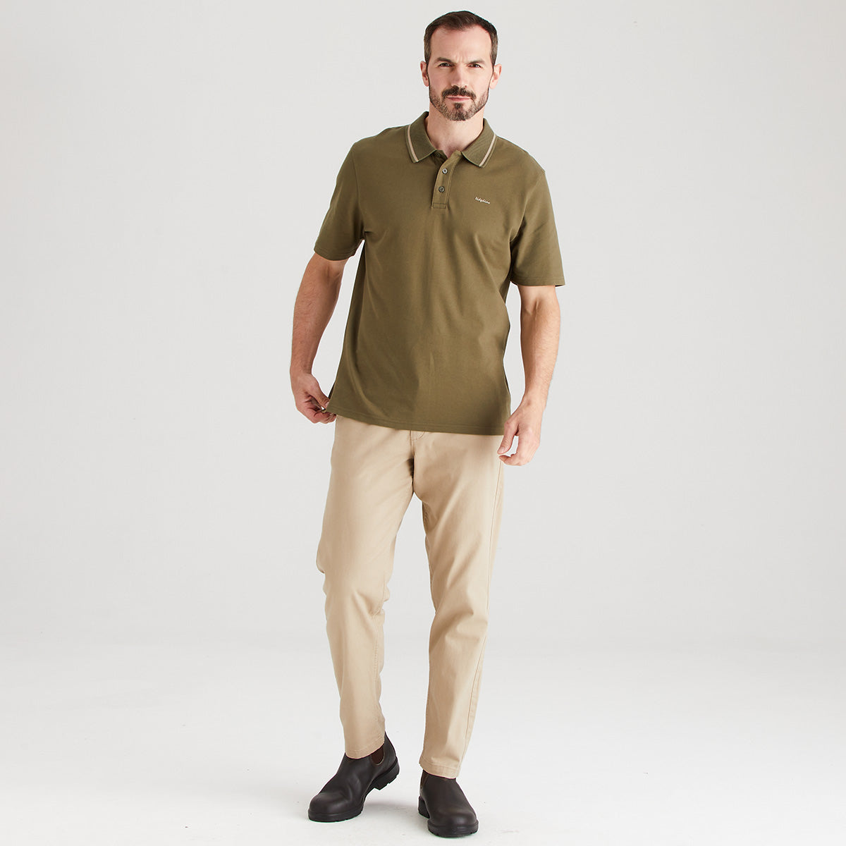 Men’s Kilworth Polo Top Ivy Green