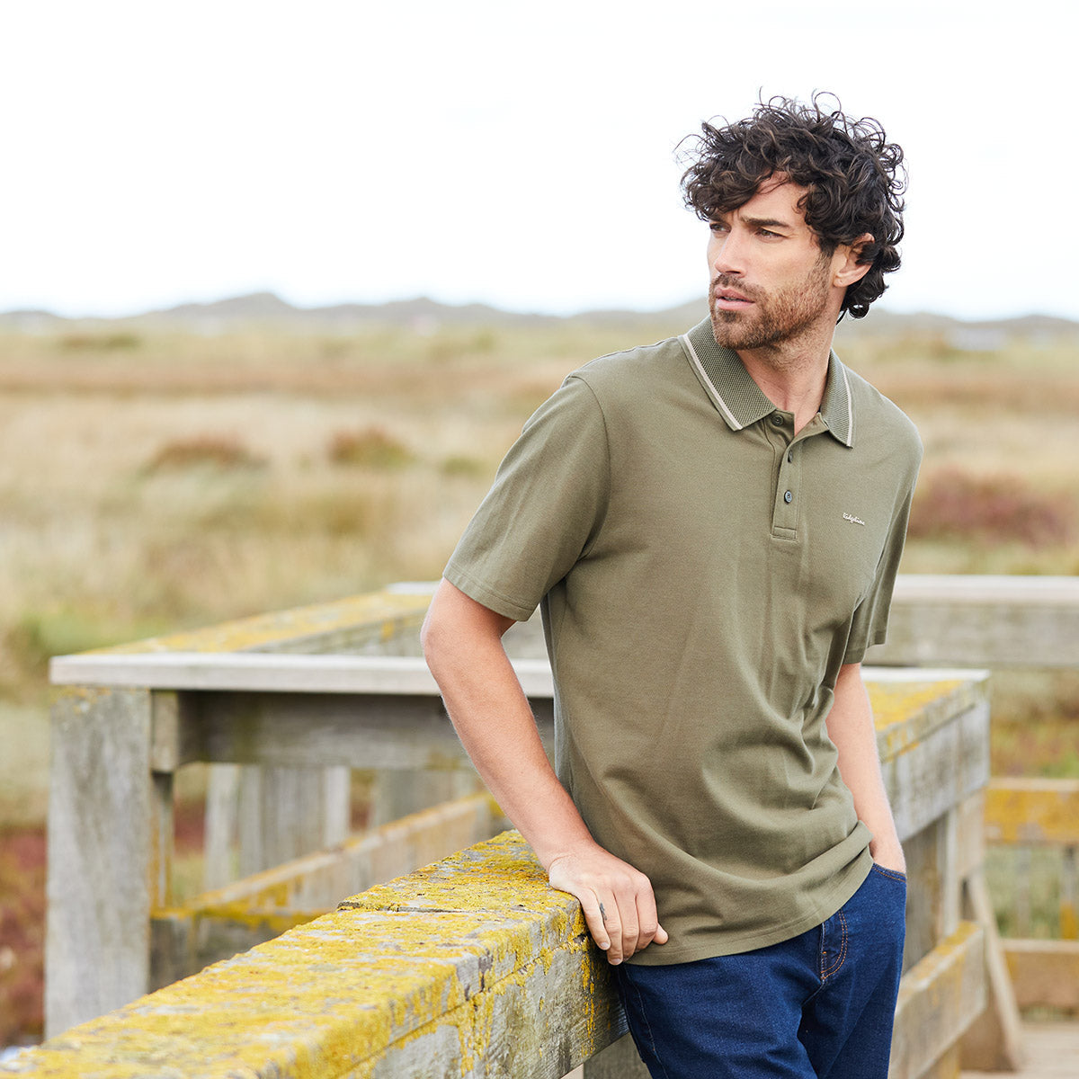 Men’s Kilworth Polo Top Ivy Green