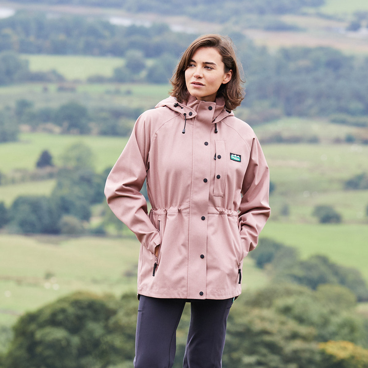 Monsoon Light Jacket Dusky Pink