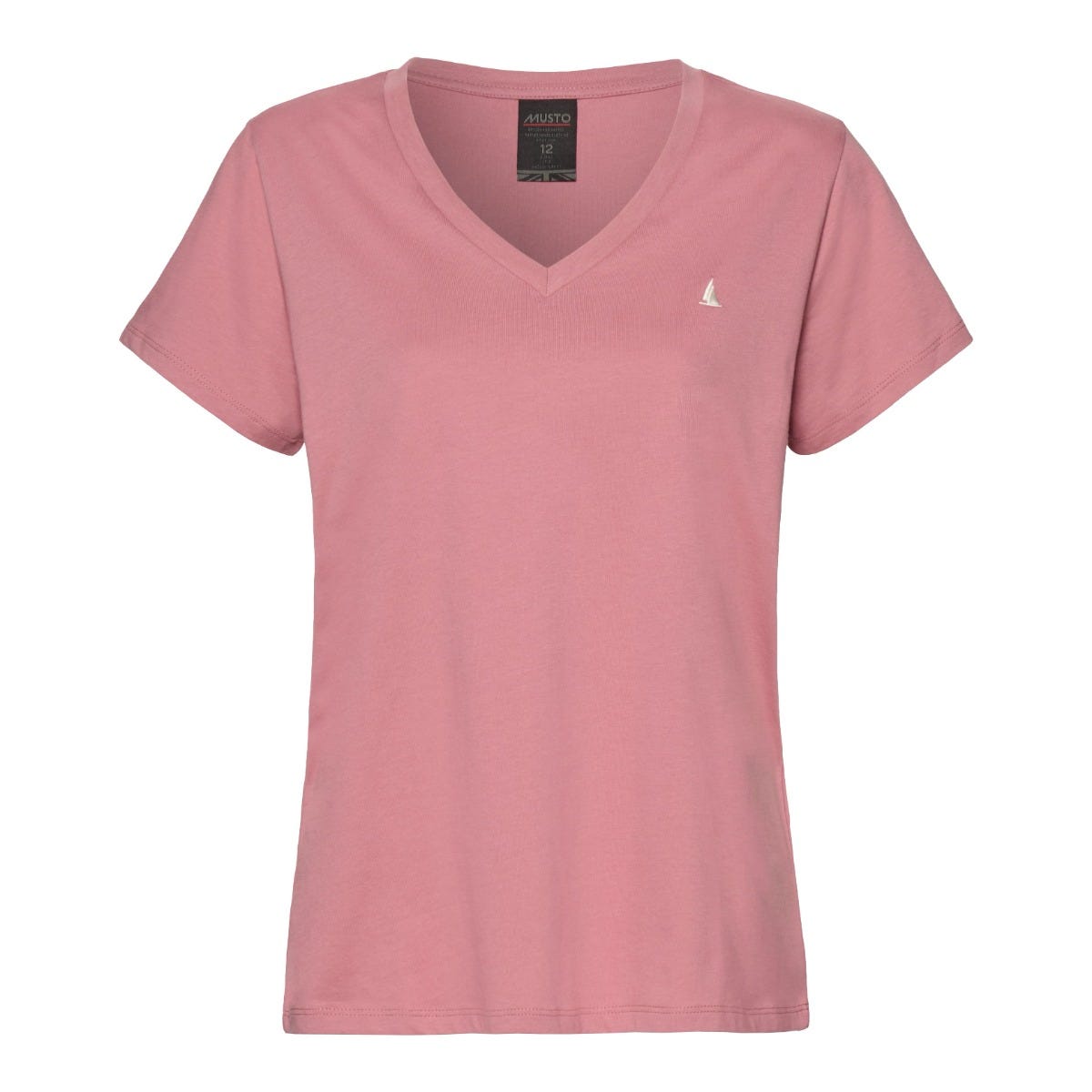 Original V Neck Tee Pink Chalk