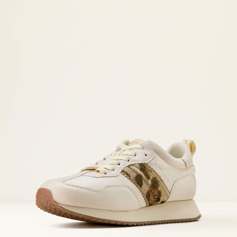 Ranch Runner Trainer Cream/Gilded Leopard Hair On