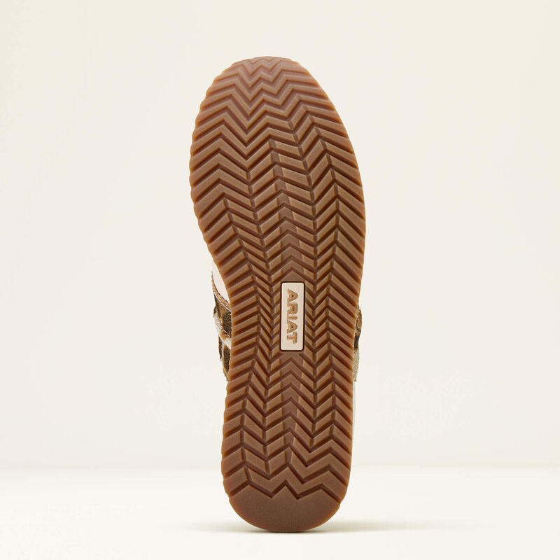 Ranch Runner Trainer Cream/Gilded Leopard Hair On