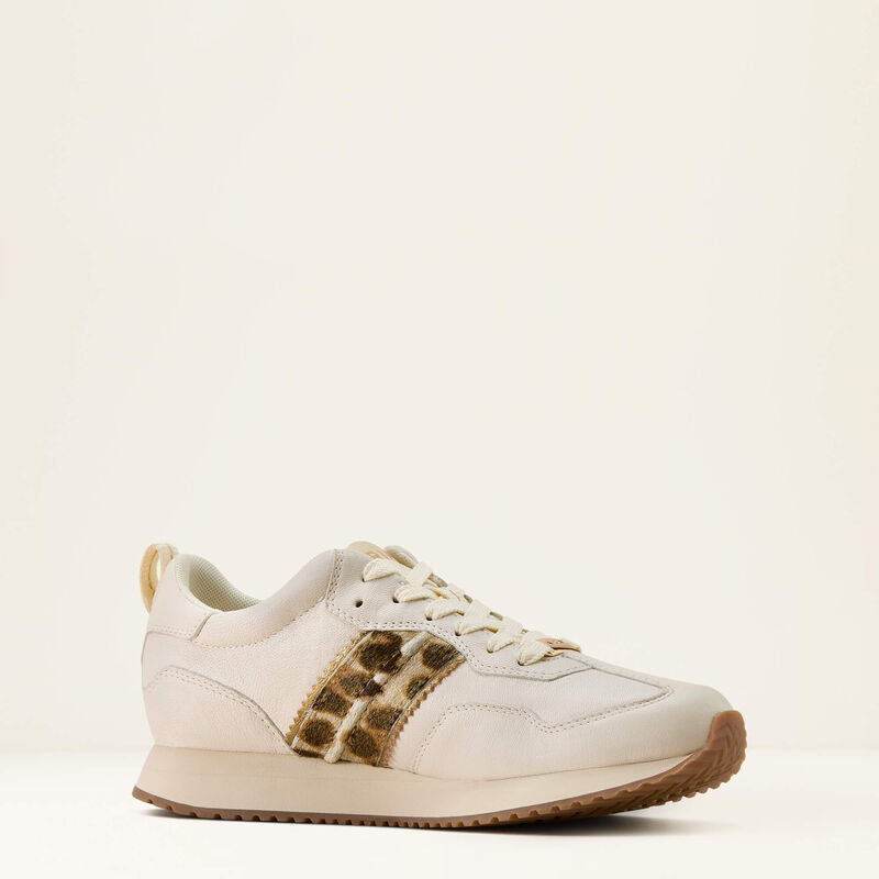 Ranch Runner Trainer Cream/Gilded Leopard Hair On