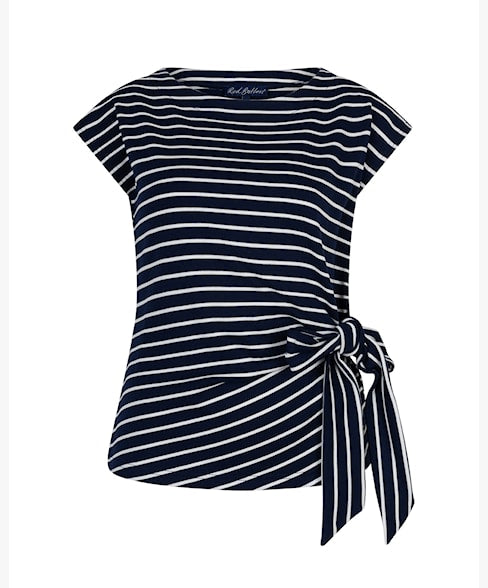 Terry Stripe with Knot Dark Blue