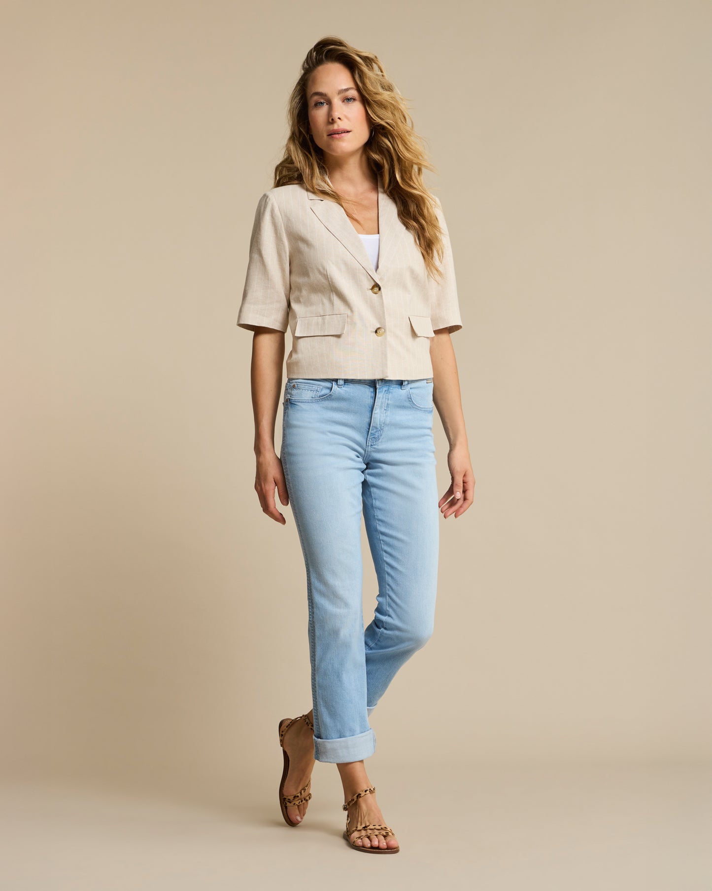 Blazer Melange Pebble