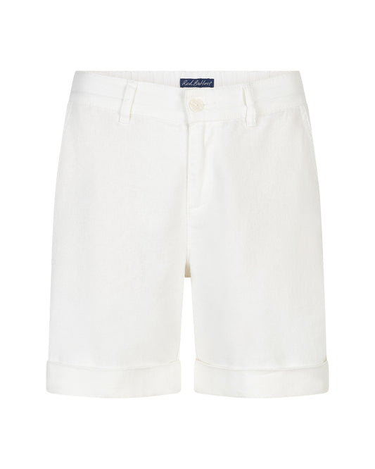 Camille Linen Shorts Off White