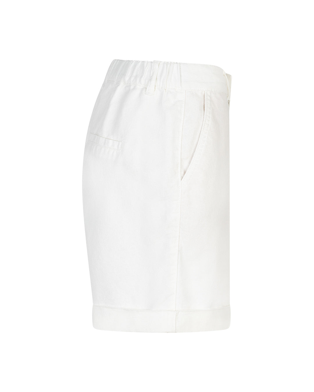 Camille Linen Shorts Off White