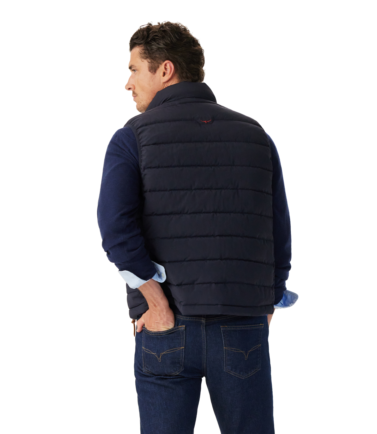 Rydal padded vest navy