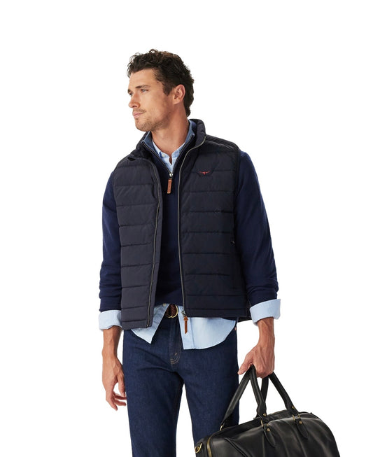 Rydal padded vest navy