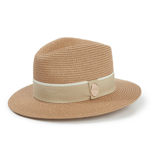 The Orford Fedora Natural with Fawn Ribbon