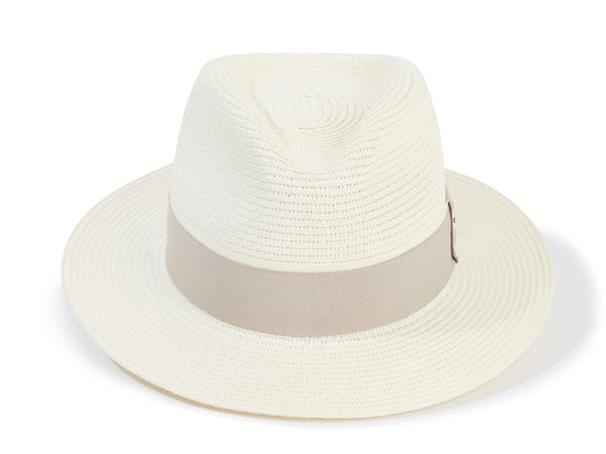 The Orford Fedora Cream with Pebble Ribbon
