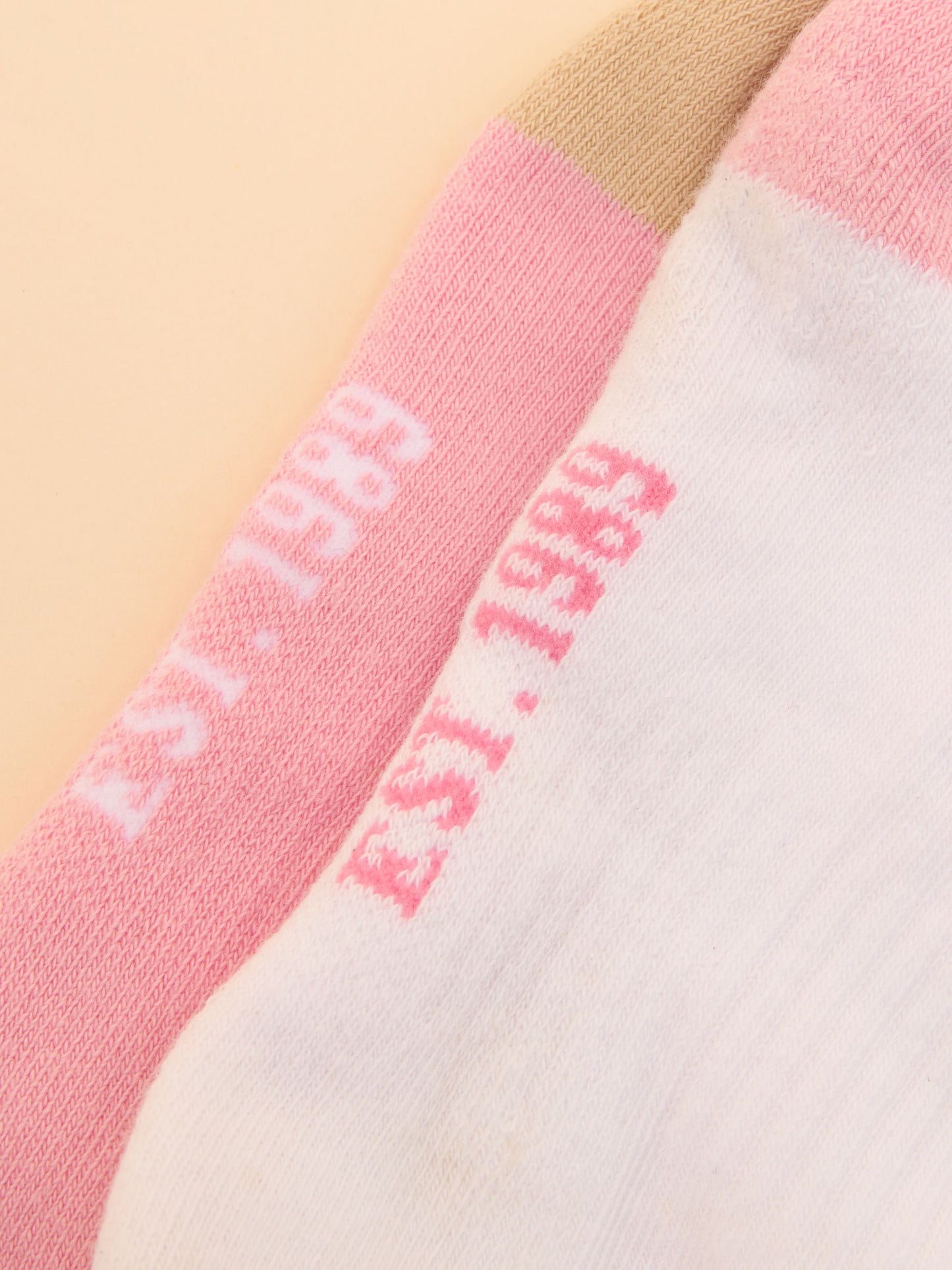 Women's Volley Pink Pack of Two Tennis Socks