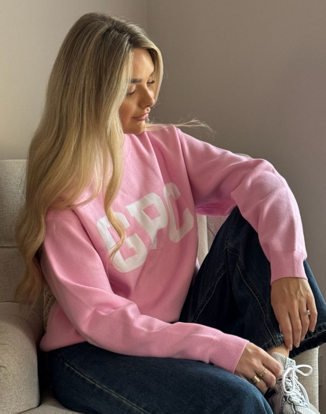 Knit Crew Pink Blossom