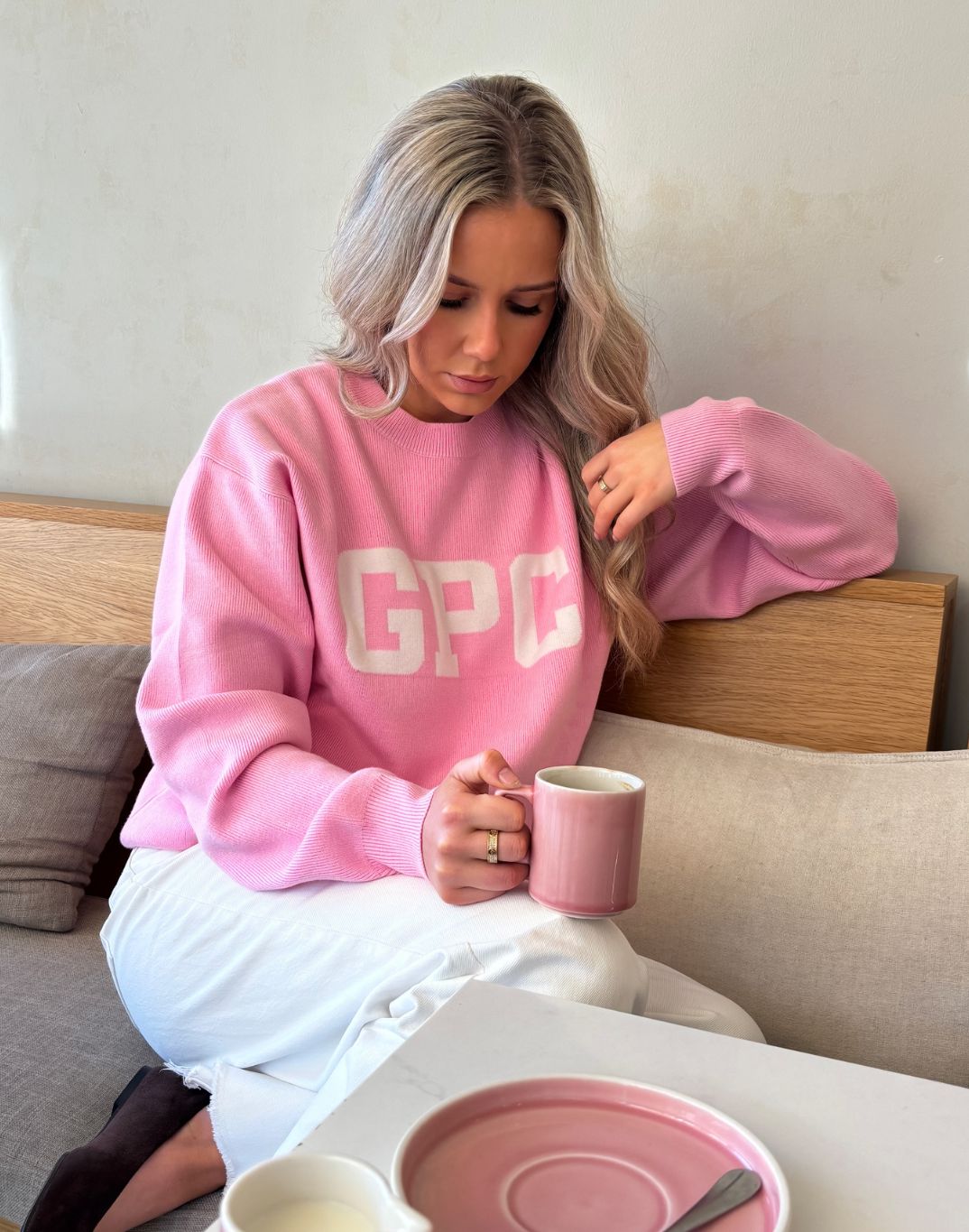 Knit Crew Pink Blossom