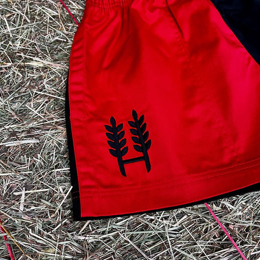Red/Black Harlequin Shorts
