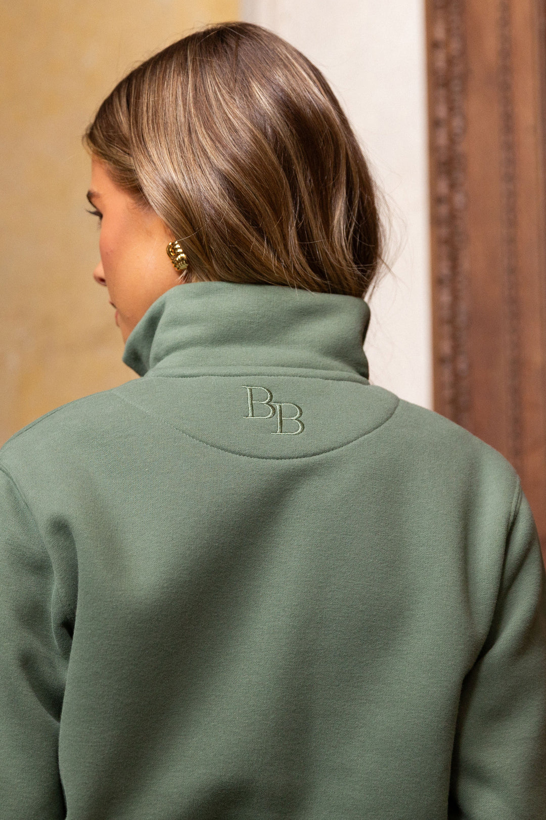 Kingswear Unisex Quarter Zip Fern