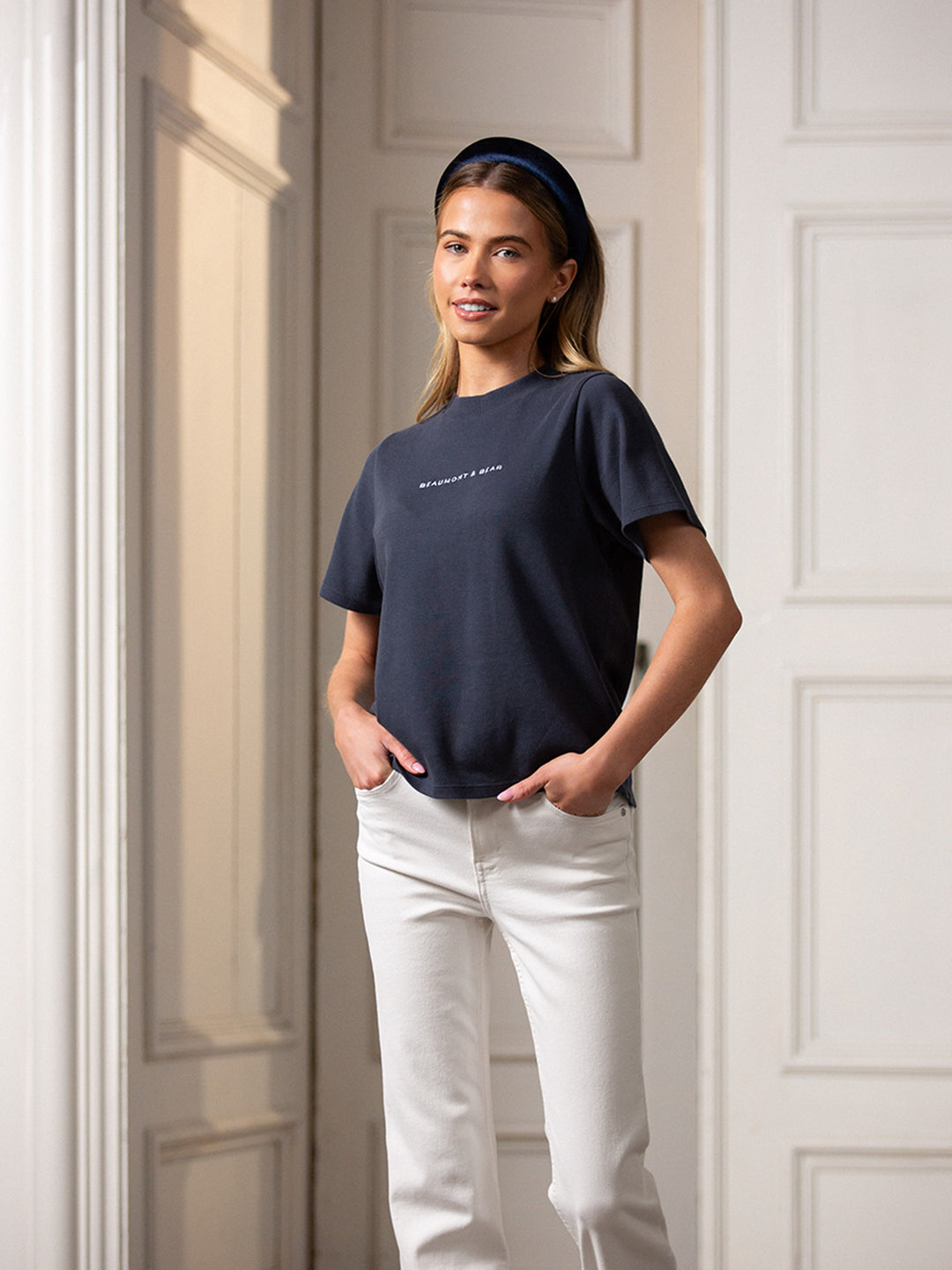Sidbury Womens T-Shirt Navy