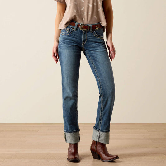 Mid Rise Estelle Straight Leg Jeans Canadian