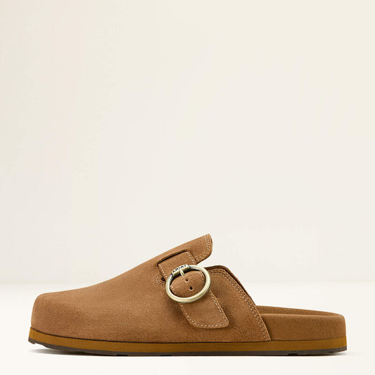 Country Mule Caramel Suede