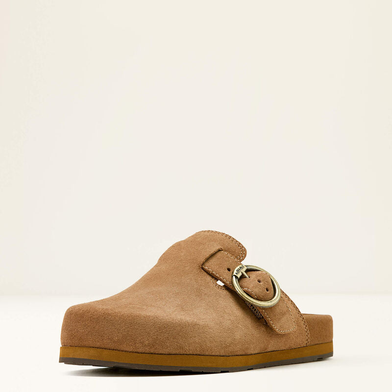 Country Mule Caramel Suede