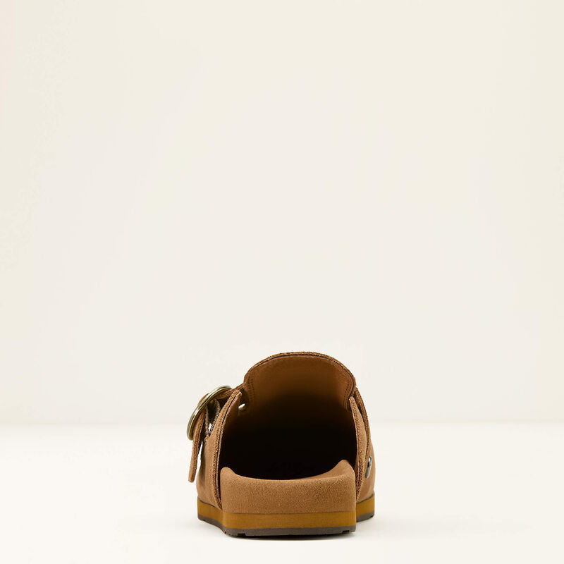 Country Mule Caramel Suede