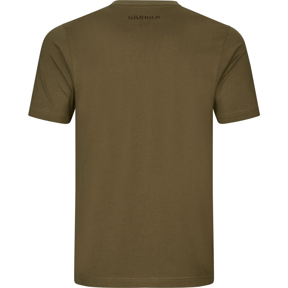 HÄRKILA H-Logo S/S T-shirt Dark Olive