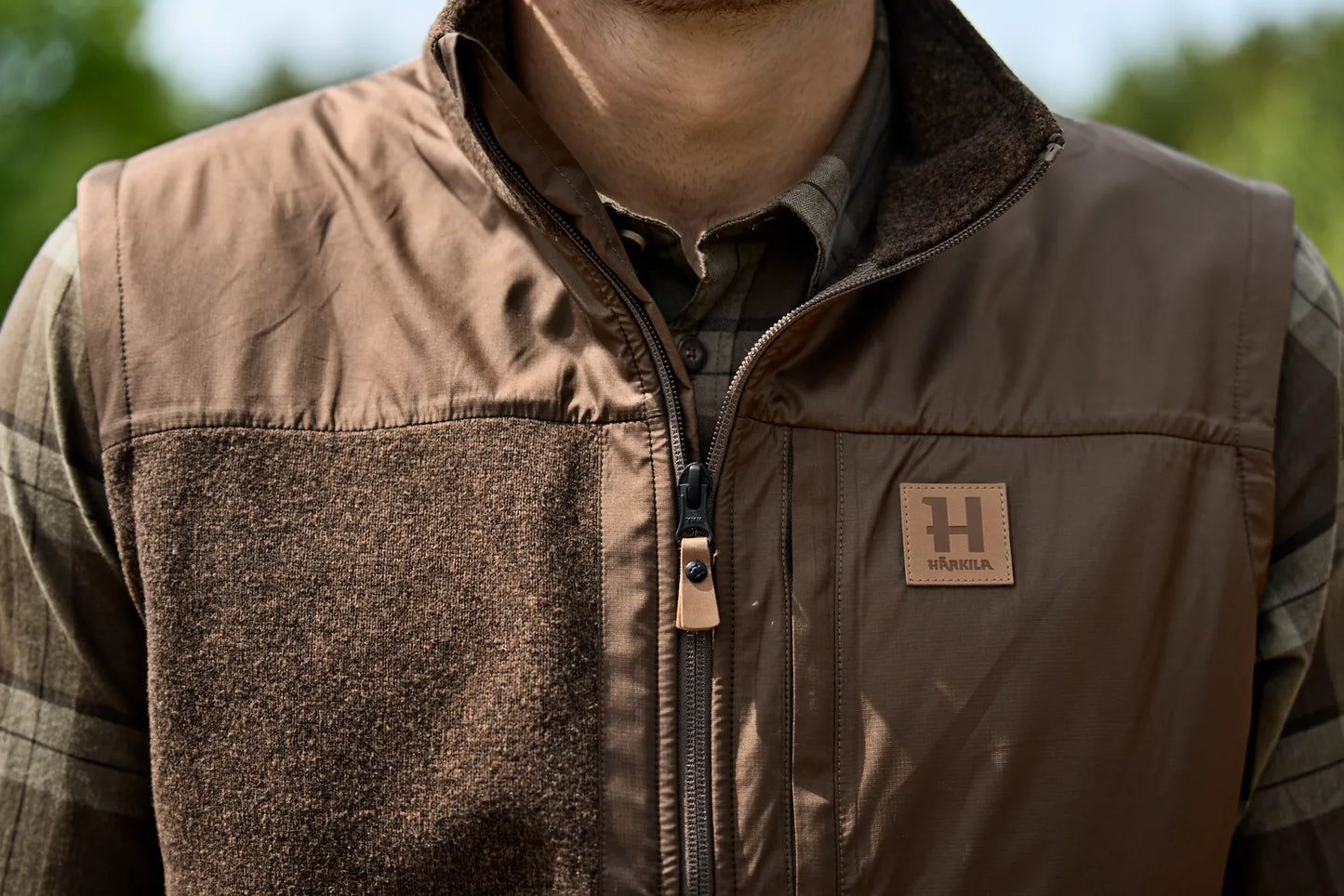 HÄRKILA Kalix Fleece Waistcoat Dark Earth