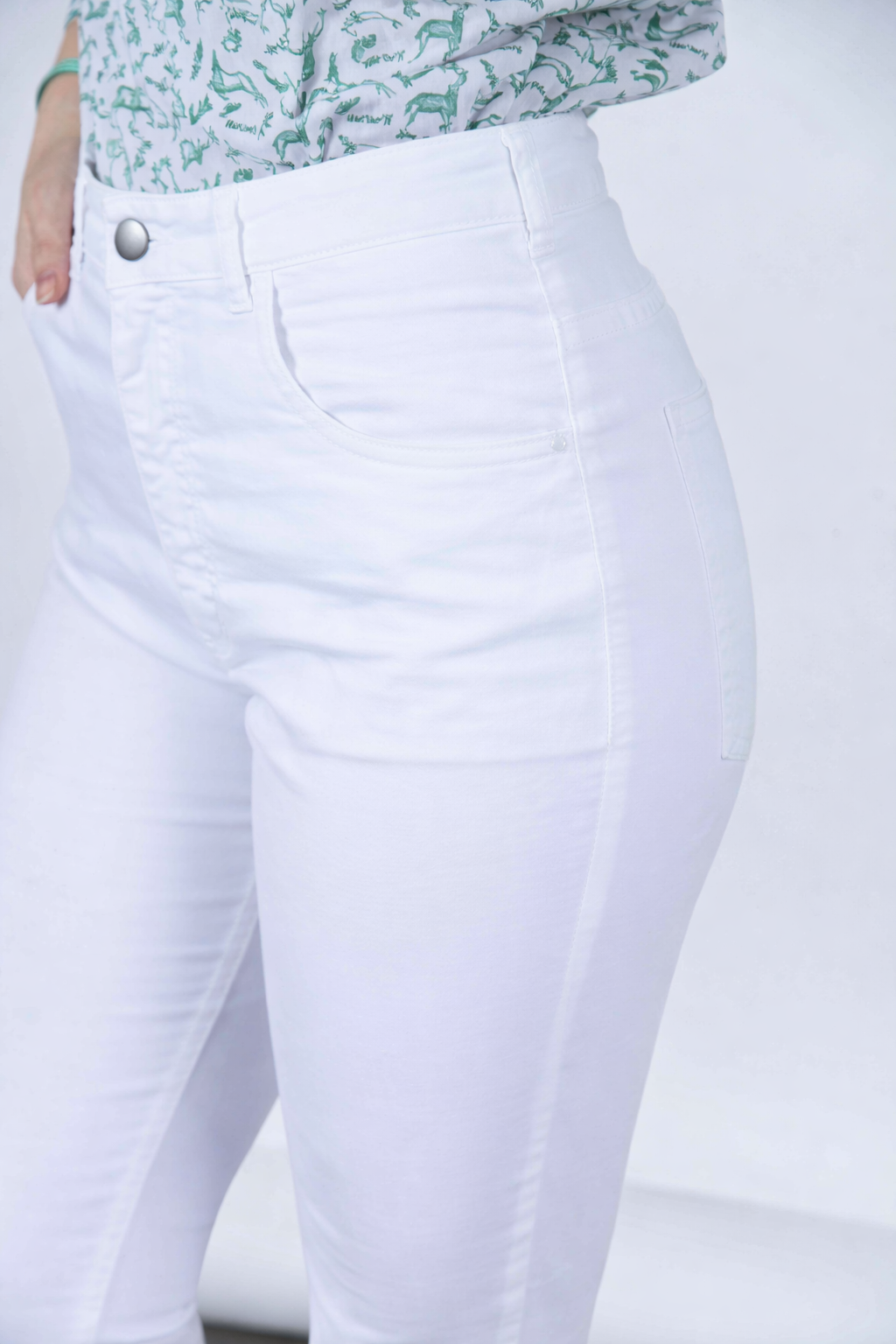 Rosie Super Skinny White Jeans