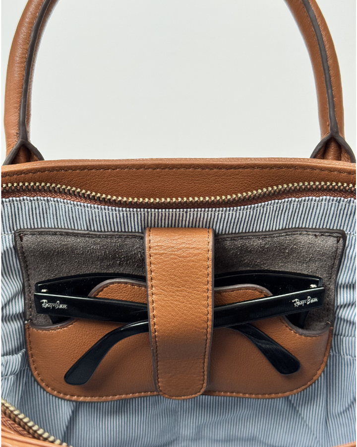 Bar Harbour Mini in Raffia & Tan Grain