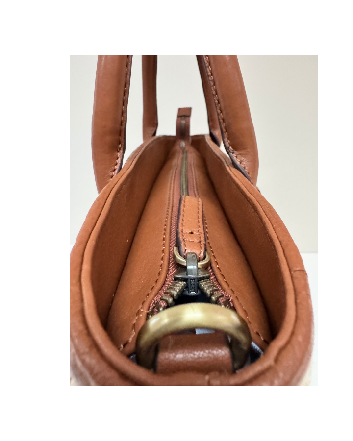 Bar Harbour Mini in Raffia & Tan Grain