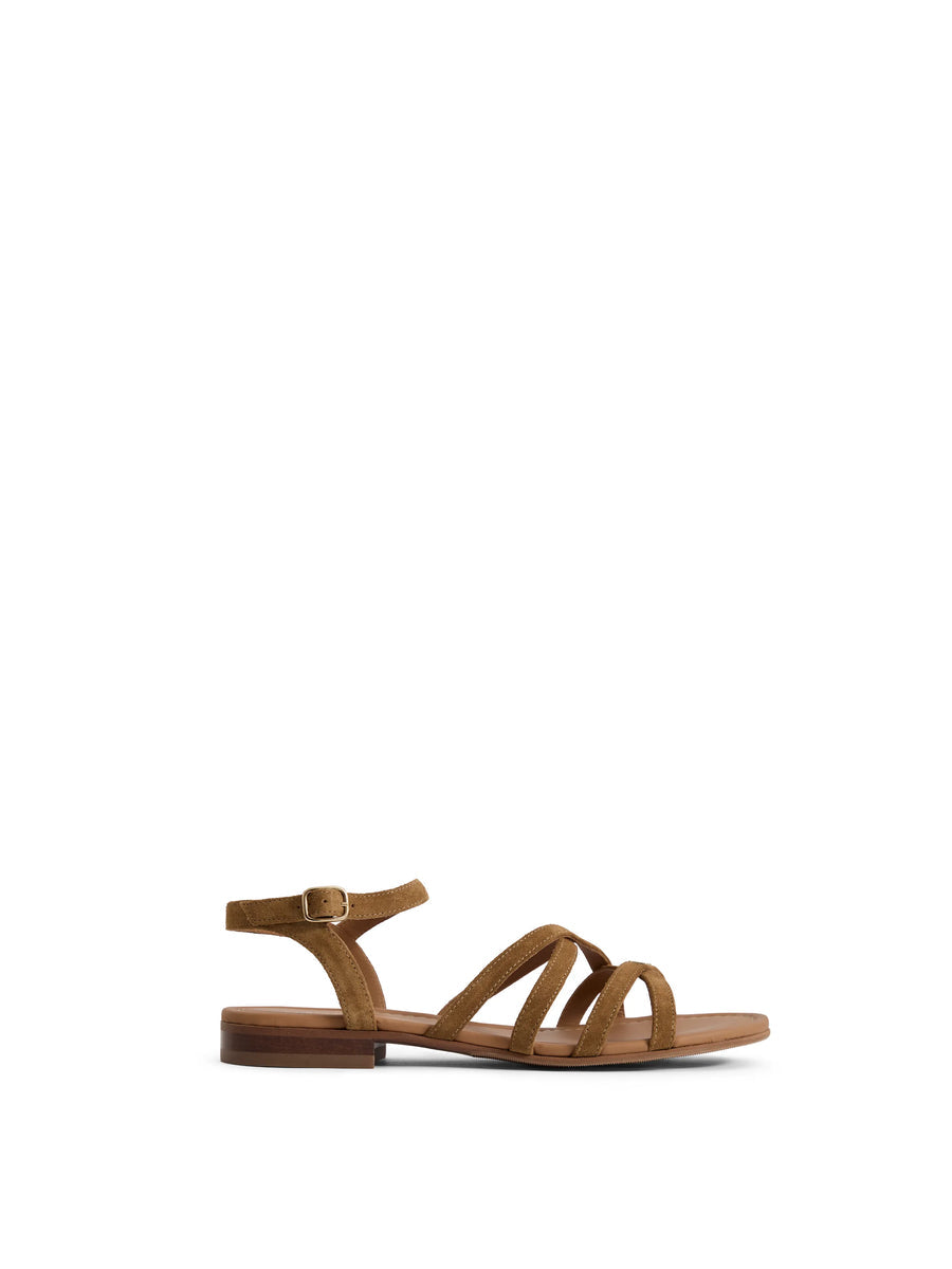 St Ives Sandals Tan Suede