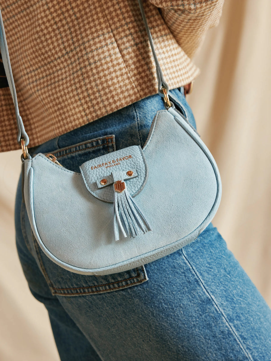 Windsor Sky Blue Micro Crossbody