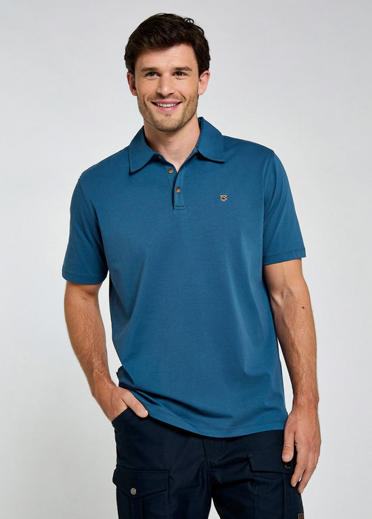 Kilmurray Three-Button Polo Indigo