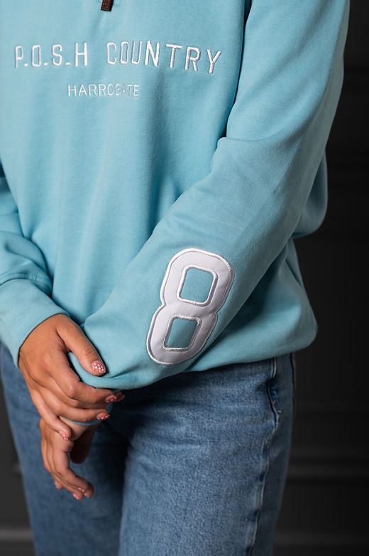 Tidal Quarter Zip Azure Sky