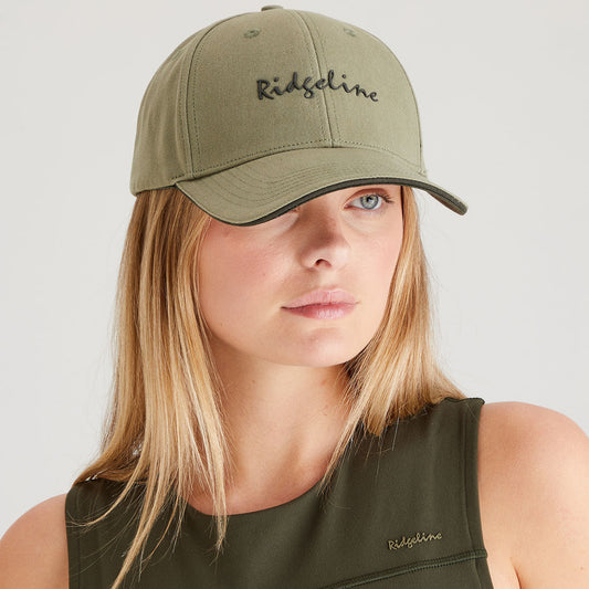 Ridgeline Signature Cap Khaki Green