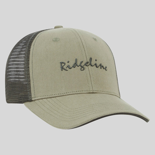 Ridgeline Signature Trucker Cap Khaki Green