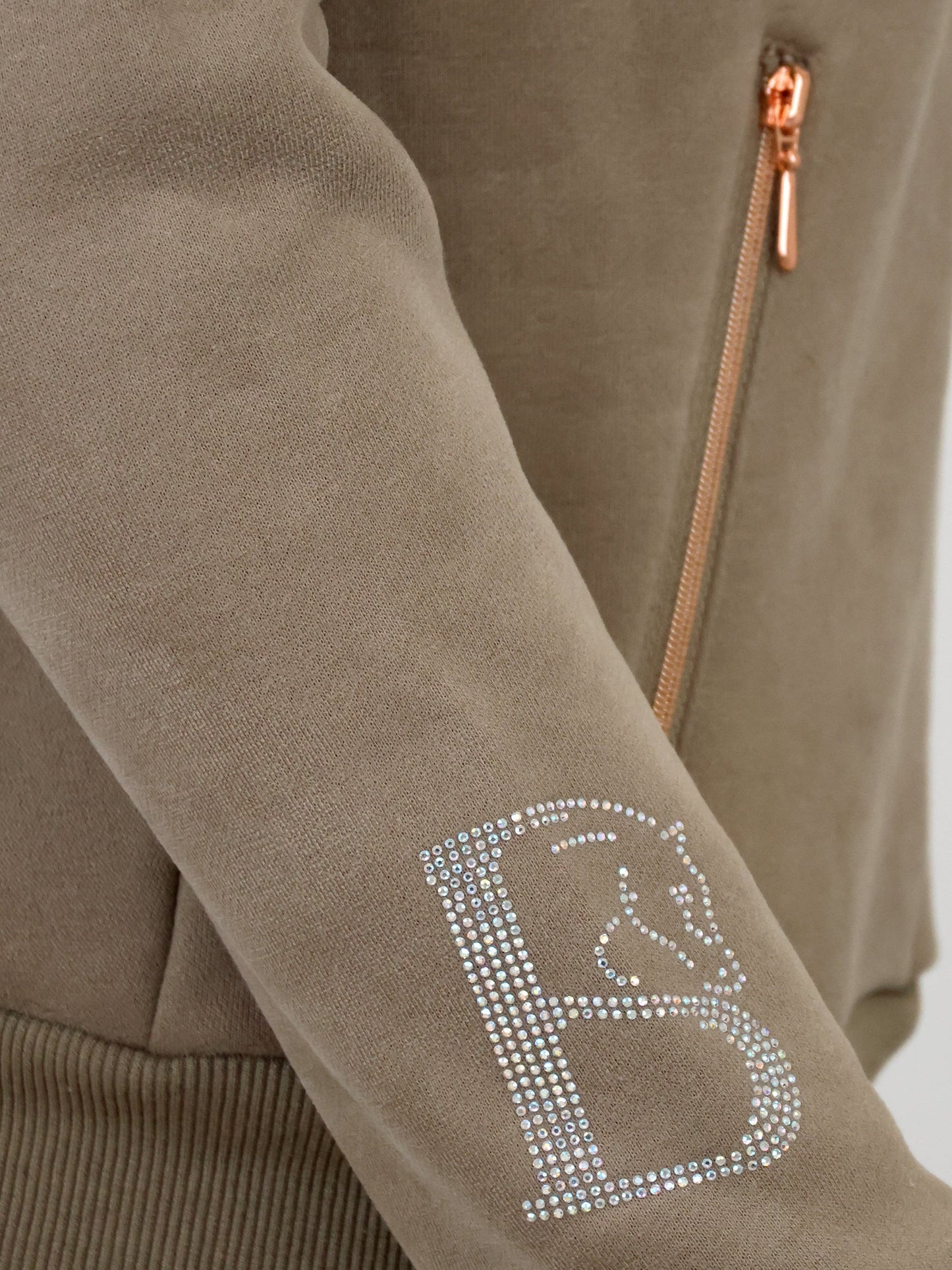 Vanessa Sweatshirt Tri-Colour Pink, Cream & Khaki