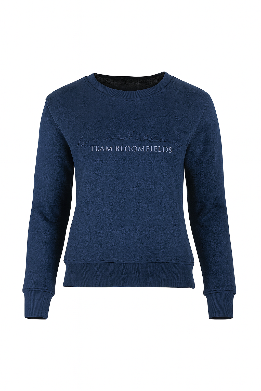 Summer Navy Crew Neck with Navy Rhinestones
