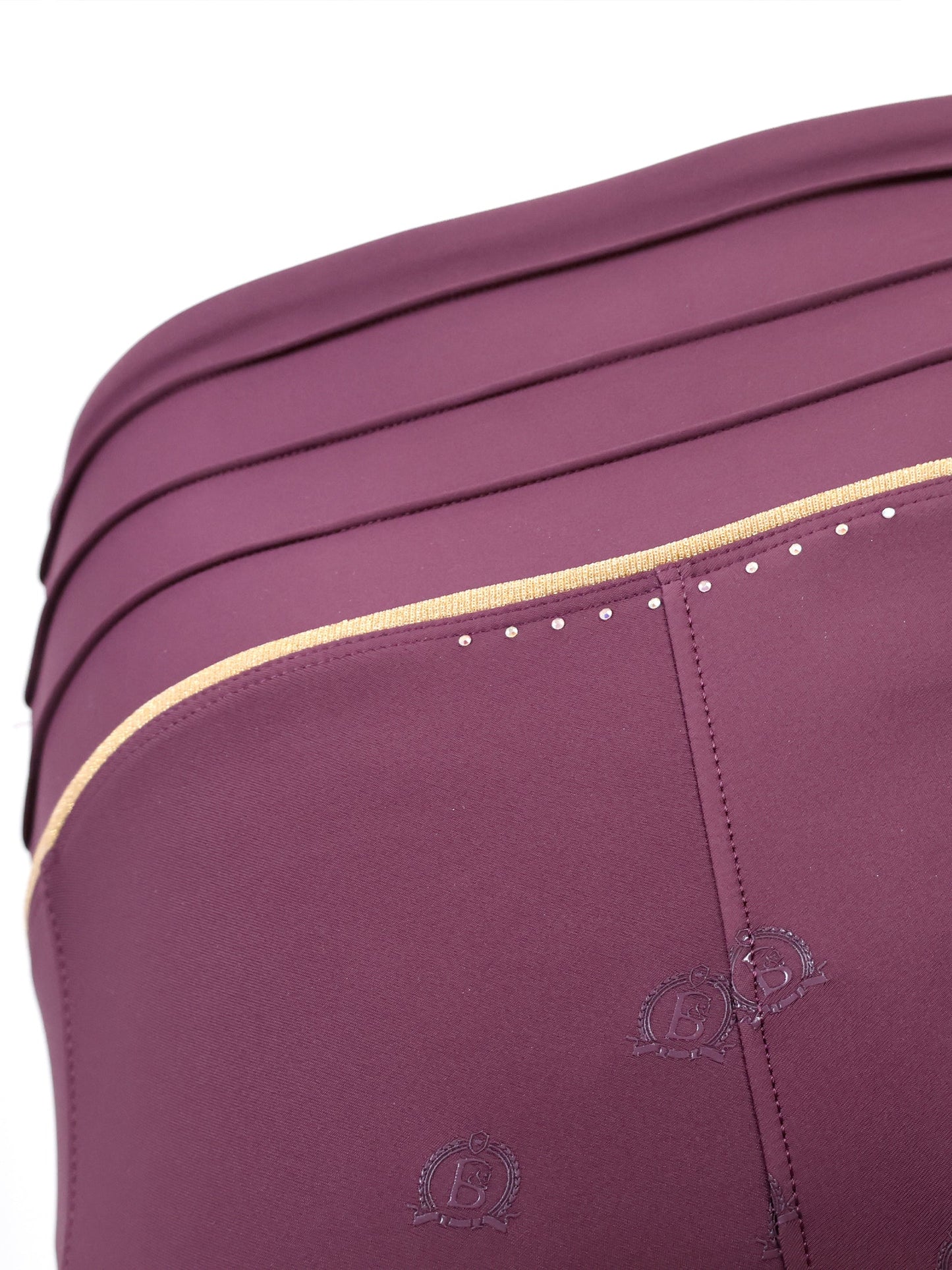 Mini Maya Pleated Leggings Mulberry