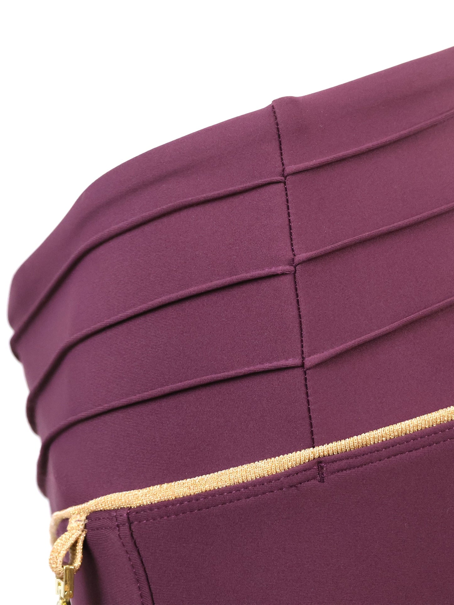 Mini Maya Pleated Leggings Mulberry