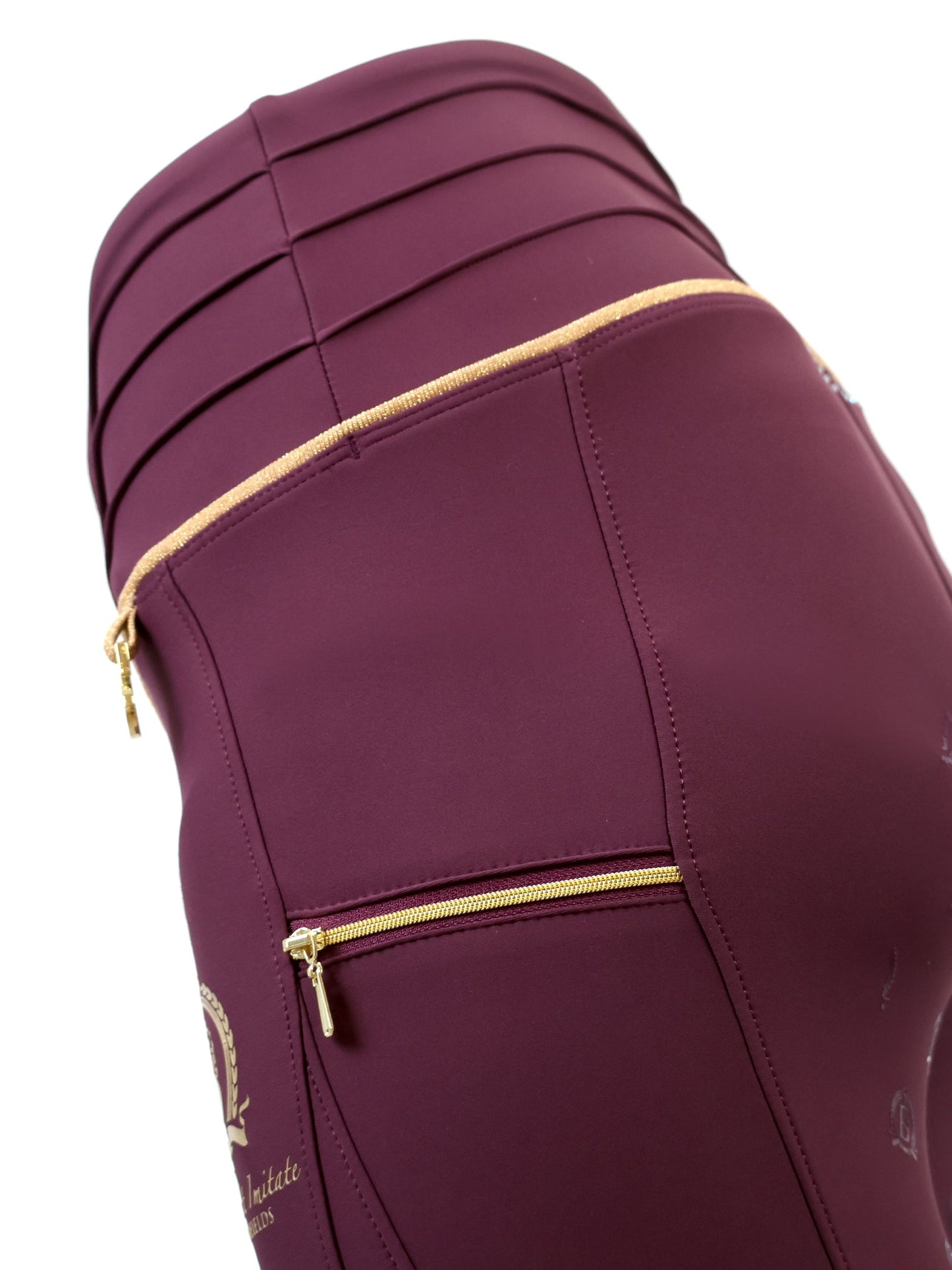 Mini Maya Pleated Leggings Mulberry