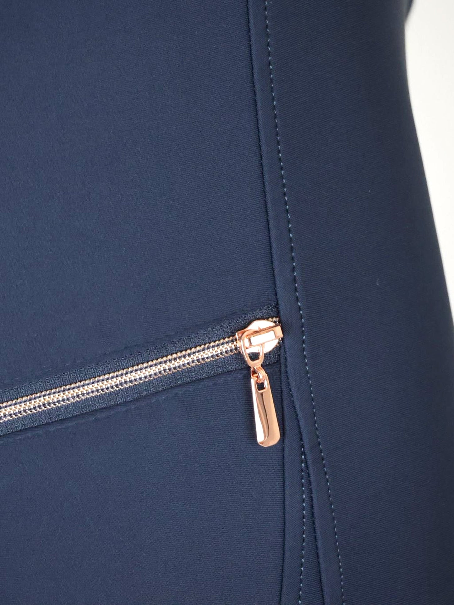 Mini Maya Pleated Leggings Navy