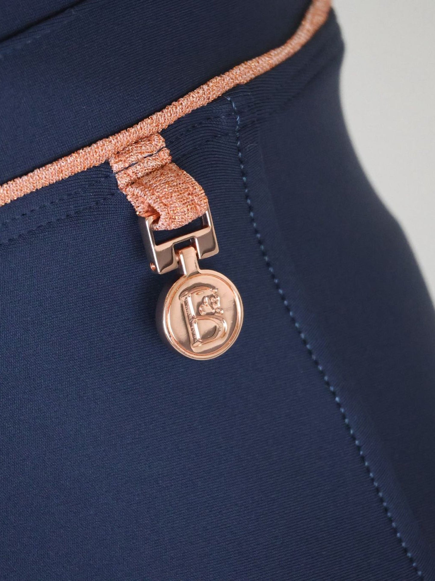 Mini Maya Pleated Leggings Navy