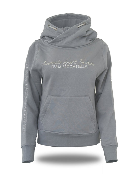 Children’s Amelia Cross Necked Hoodie Denim Grey