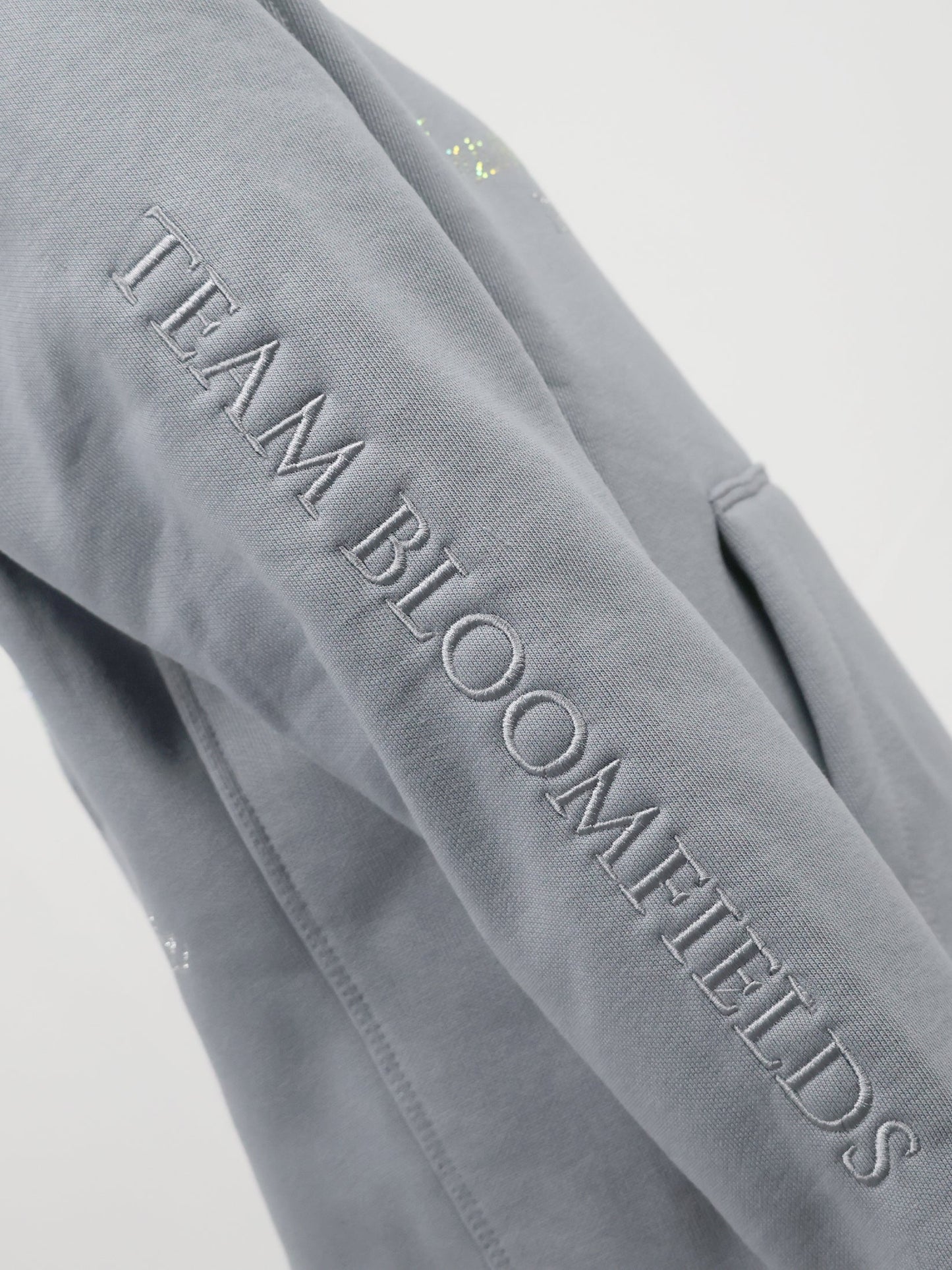 Children’s Amelia Cross Necked Hoodie Denim Grey