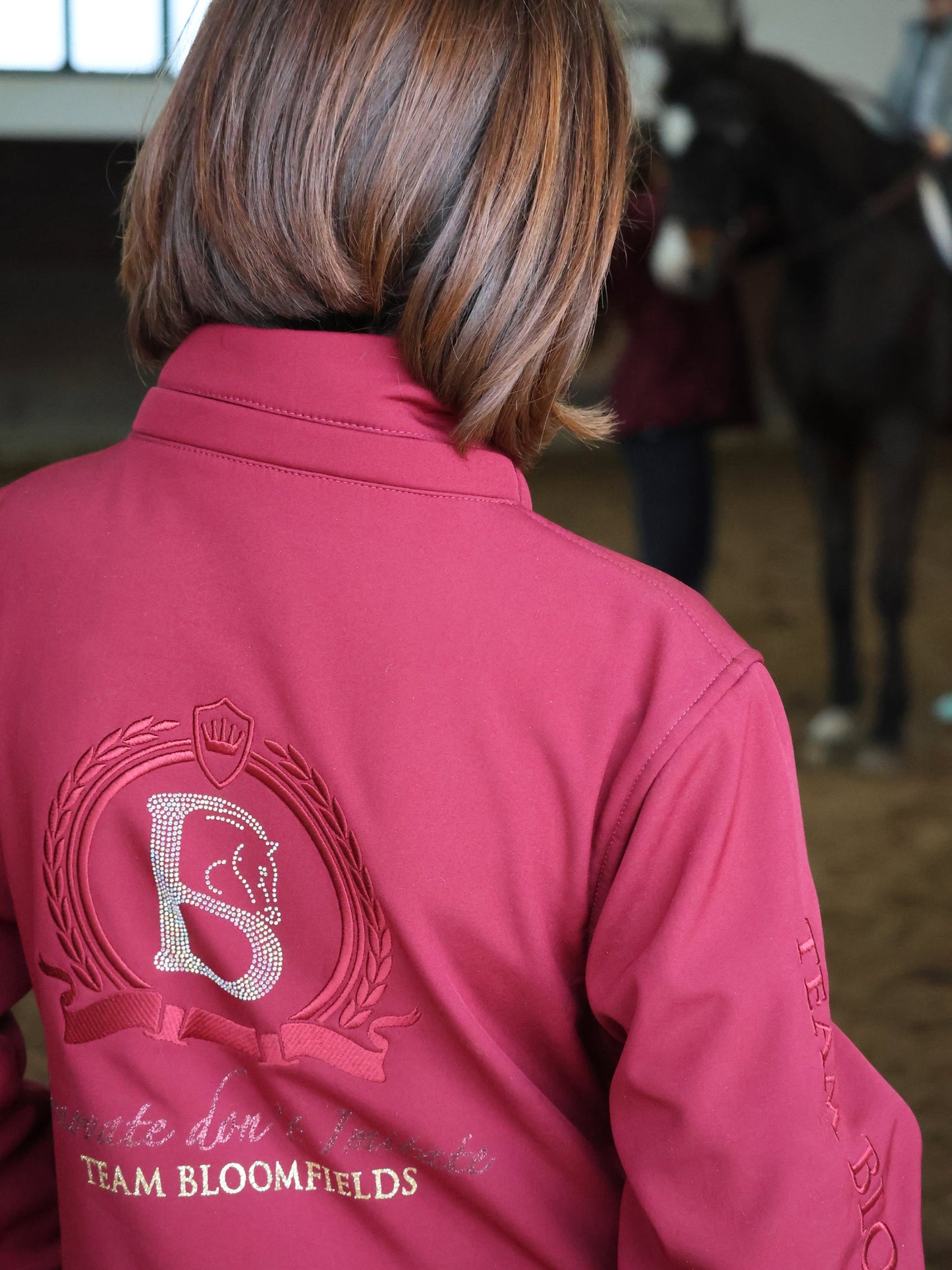 Children’s Felicity Showerproof Jacket Burgandy